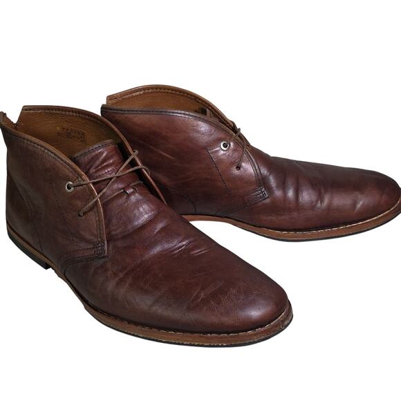 Timberland Boot Company Wodehouse Lost History Chukka Boots Brown Leather Men 13